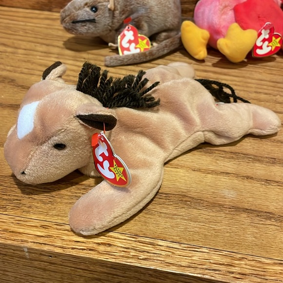 Ty Beanie Babies Farmyard Animals Lot of 8 - Picture 6 of 11